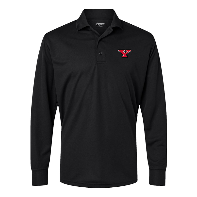 Men's   Youngstown State Penguins Paragon Prescott Long Sleeve Polo